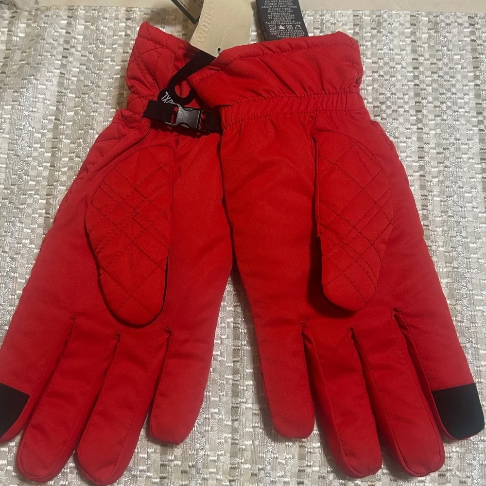 Eddie Bauer Red Lodge Goose Down Gloves L/XL NWT